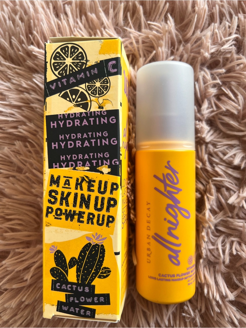 Urban Decay All Nighter Cactus Flower Hydrating Setting Spray - NIB